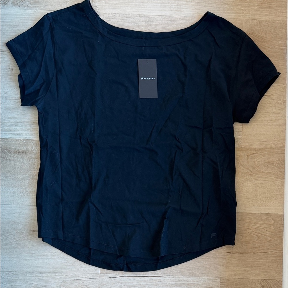 Fabletics Black Short Sleeve Tee